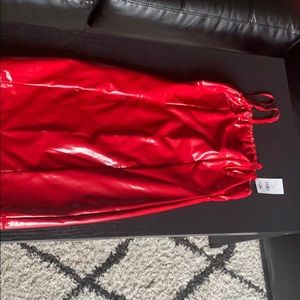 Red (latex dress )
